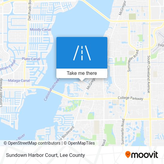 Mapa de Sundown Harbor Court
