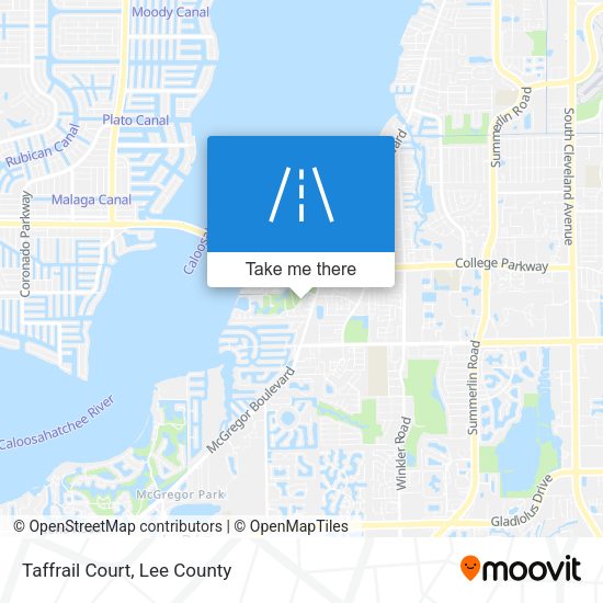 Mapa de Taffrail Court