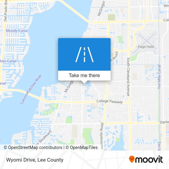 Mapa de Wyomi Drive