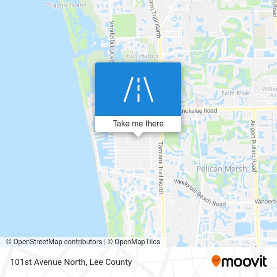 101st Avenue North map