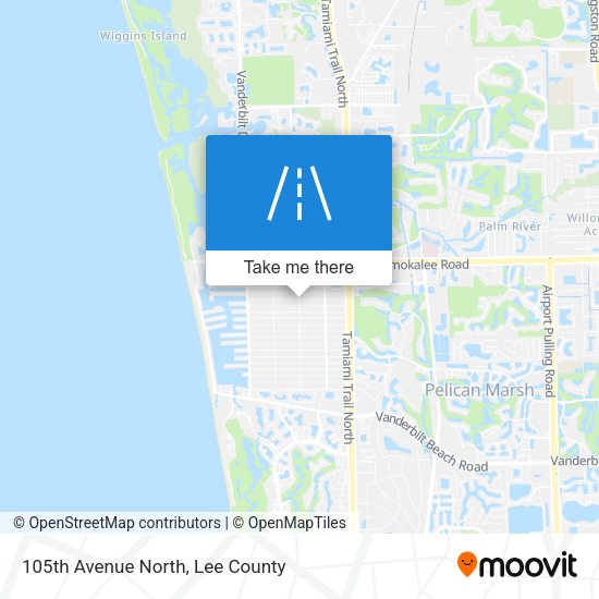105th Avenue North map