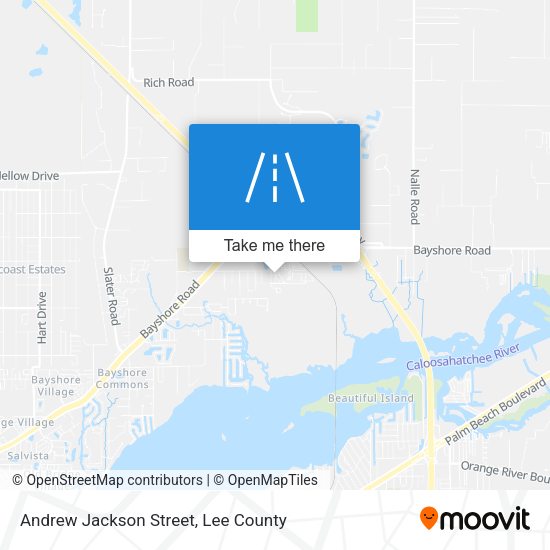 Andrew Jackson Street map