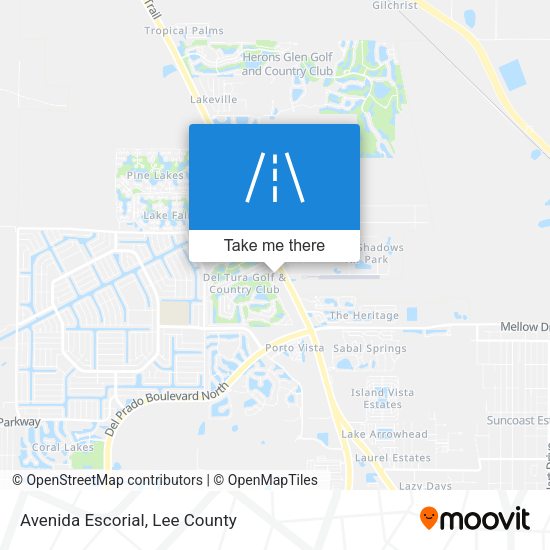 Avenida Escorial map