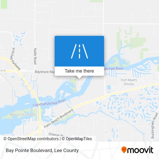 Bay Pointe Boulevard map