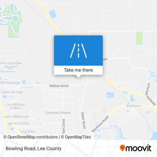 Mapa de Bowling Road