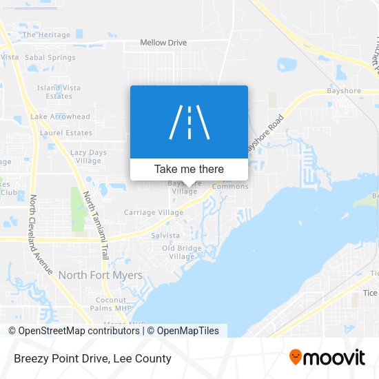 Breezy Point Drive map