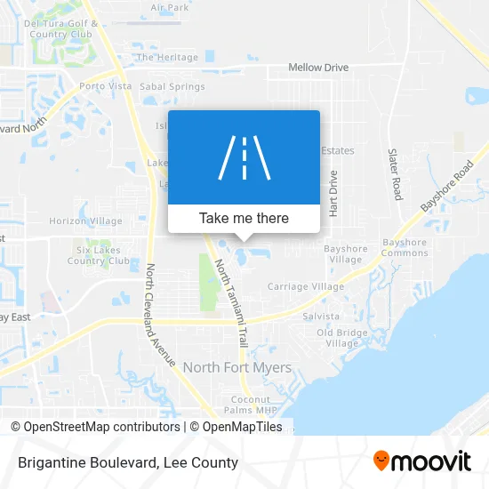 Brigantine Boulevard map