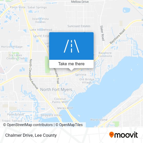 Mapa de Chalmer Drive