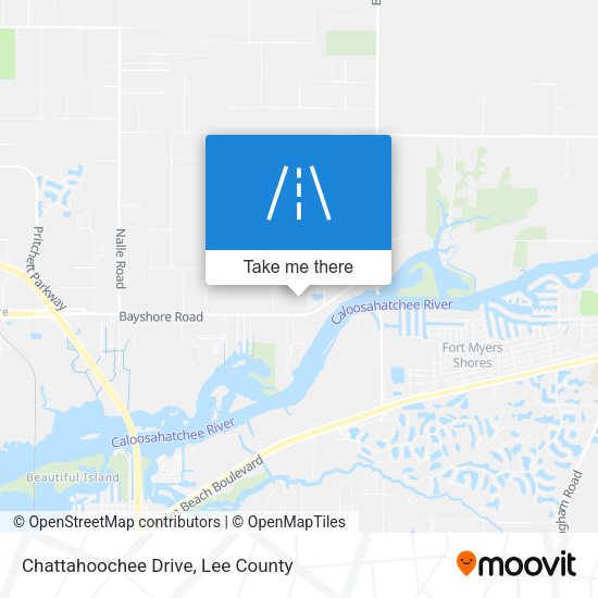 Chattahoochee Drive map