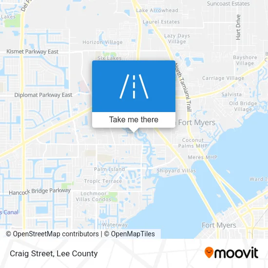 Mapa de Craig Street