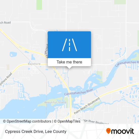 Mapa de Cypress Creek Drive