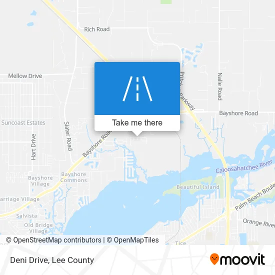 Deni Drive map