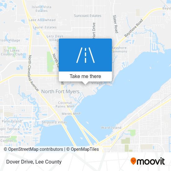 Mapa de Dover Drive
