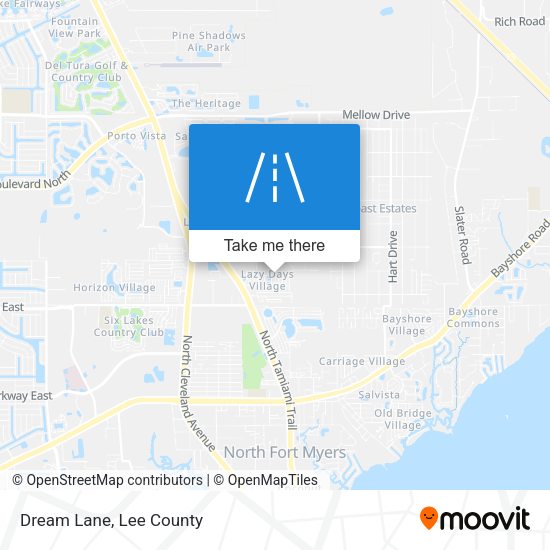 Mapa de Dream Lane