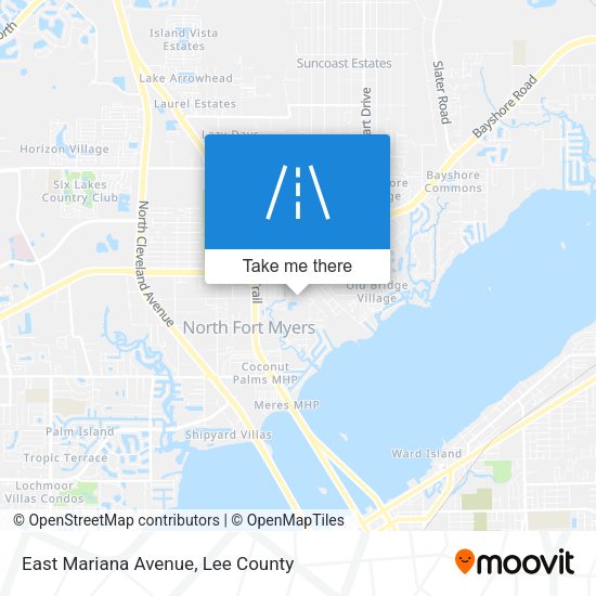 East Mariana Avenue map