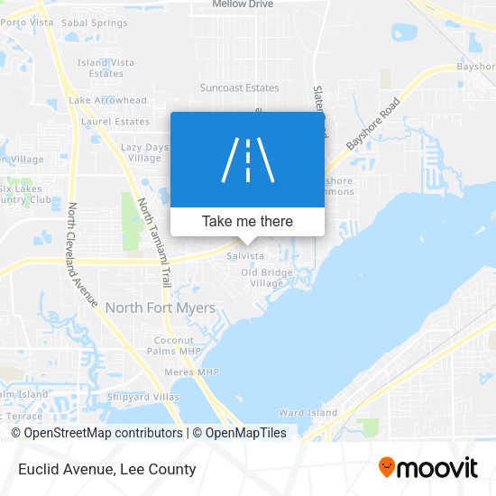 Mapa de Euclid Avenue