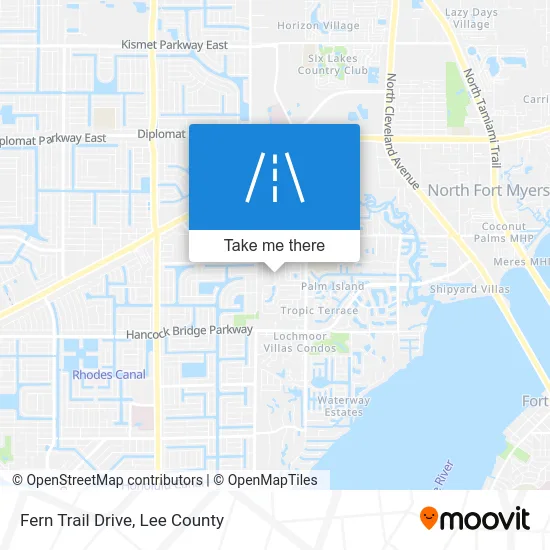 Fern Trail Drive map