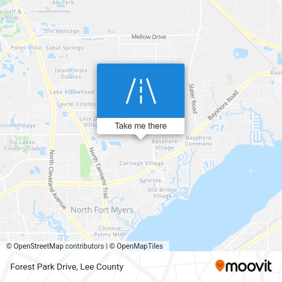 Mapa de Forest Park Drive