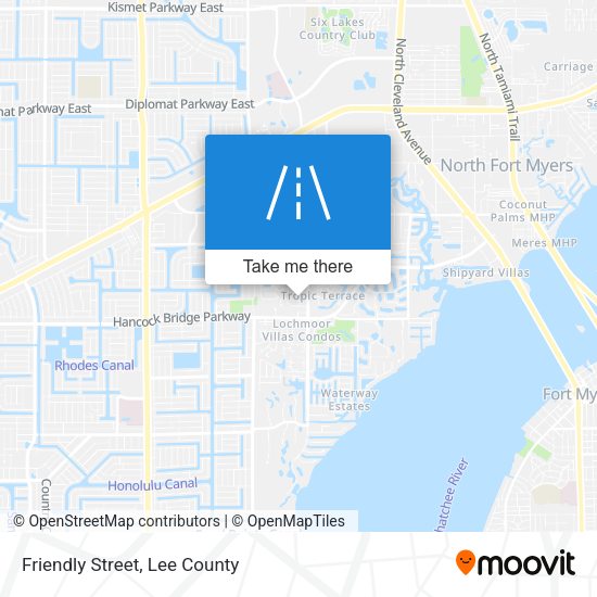 Friendly Street map