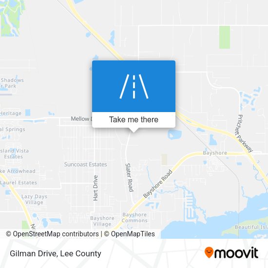 Mapa de Gilman Drive