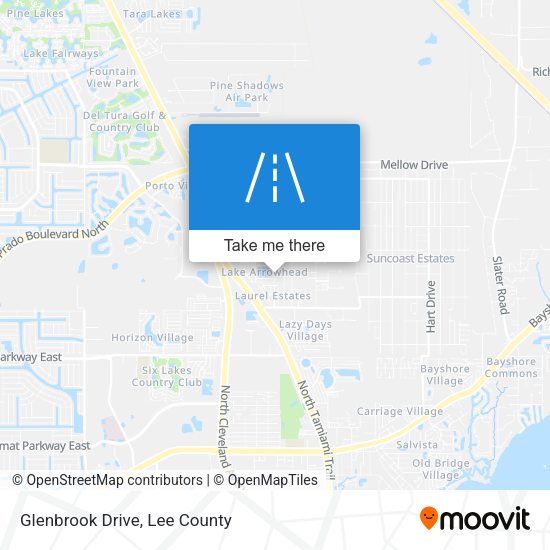 Mapa de Glenbrook Drive