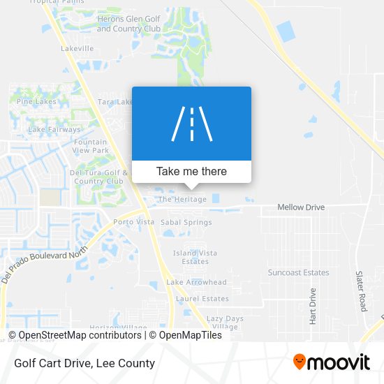 Mapa de Golf Cart Drive