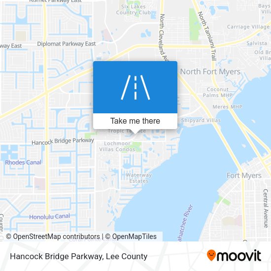 Mapa de Hancock Bridge Parkway