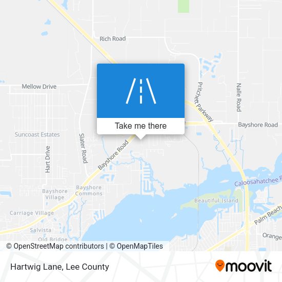 Mapa de Hartwig Lane