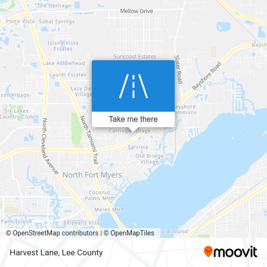 Mapa de Harvest Lane