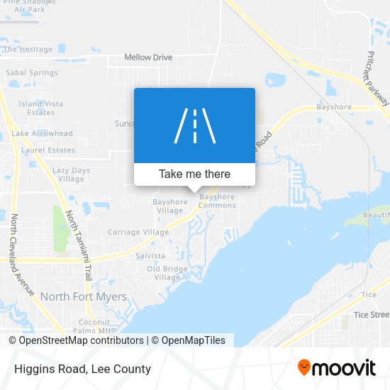 Mapa de Higgins Road