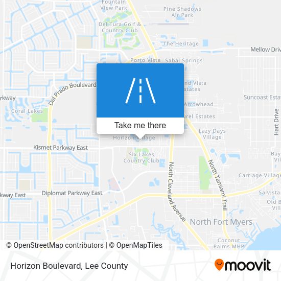 Mapa de Horizon Boulevard