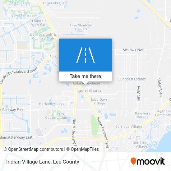 Mapa de Indian Village Lane