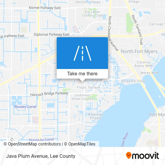 Java Plum Avenue map