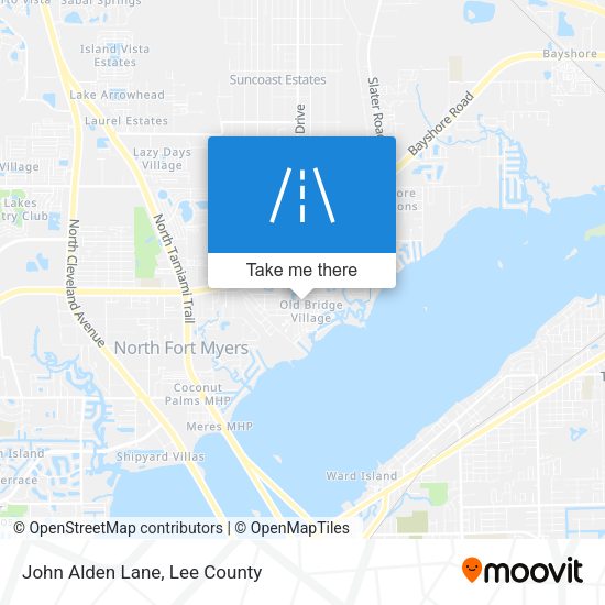 Mapa de John Alden Lane