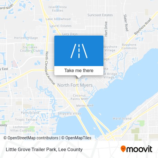 Mapa de Little Grove Trailer Park