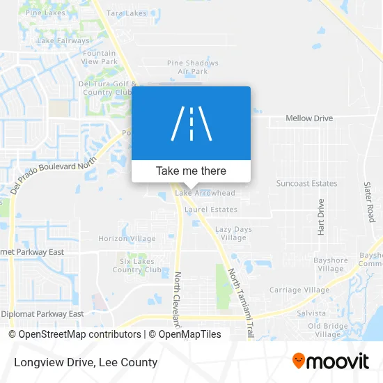 Longview Drive map