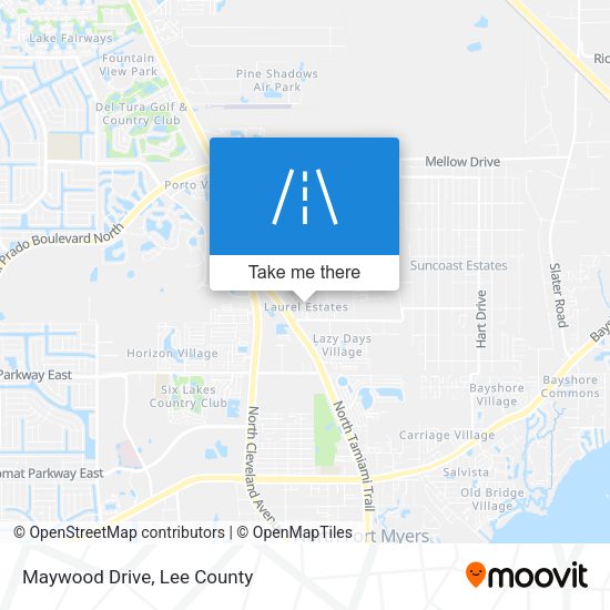 Mapa de Maywood Drive