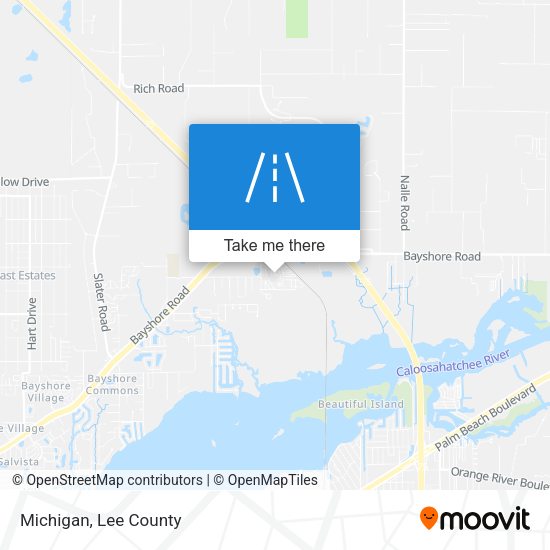 Mapa de Michigan