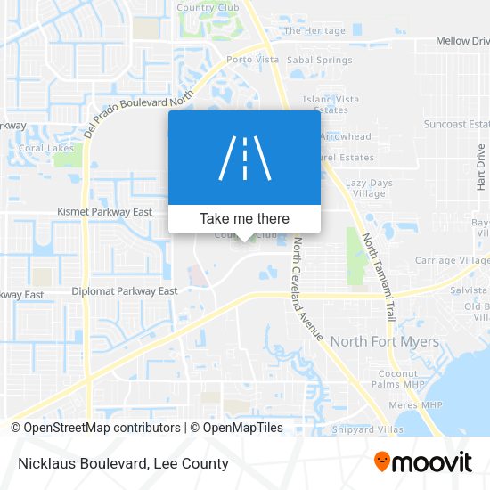 Mapa de Nicklaus Boulevard