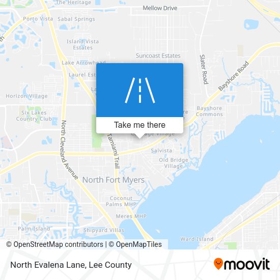 Mapa de North Evalena Lane