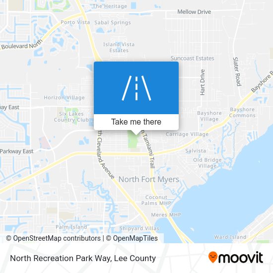 Mapa de North Recreation Park Way