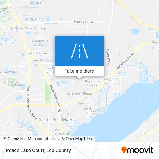Mapa de Peace Lake Court