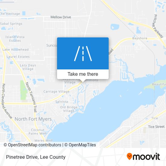 Mapa de Pinetree Drive