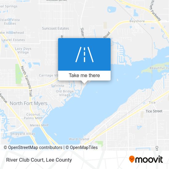 Mapa de River Club Court