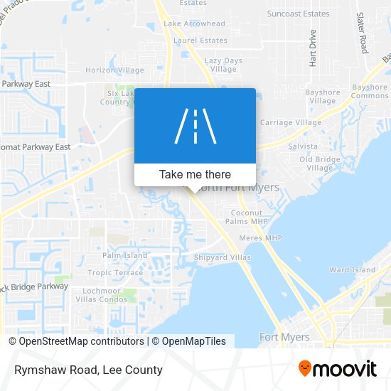 Mapa de Rymshaw Road