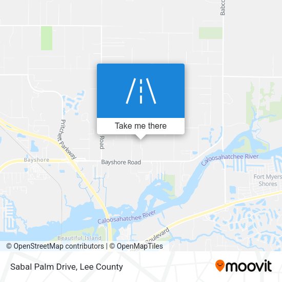 Mapa de Sabal Palm Drive