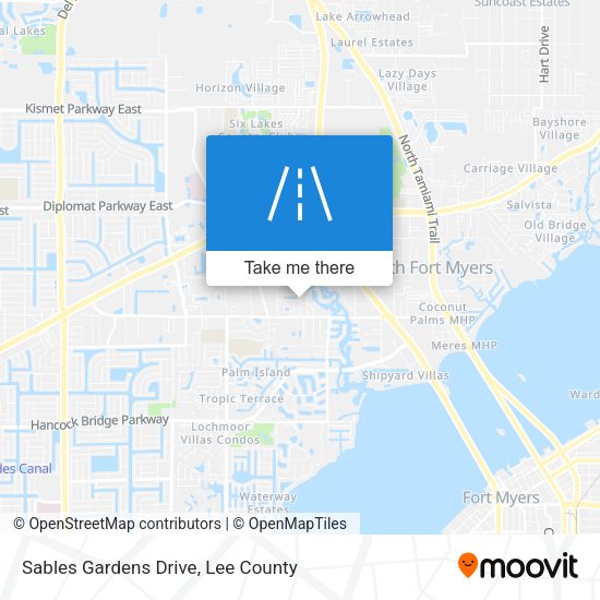 Mapa de Sables Gardens Drive