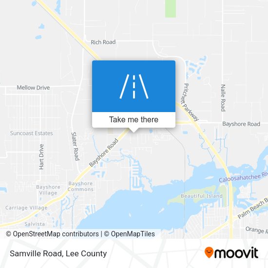 Samville Road map