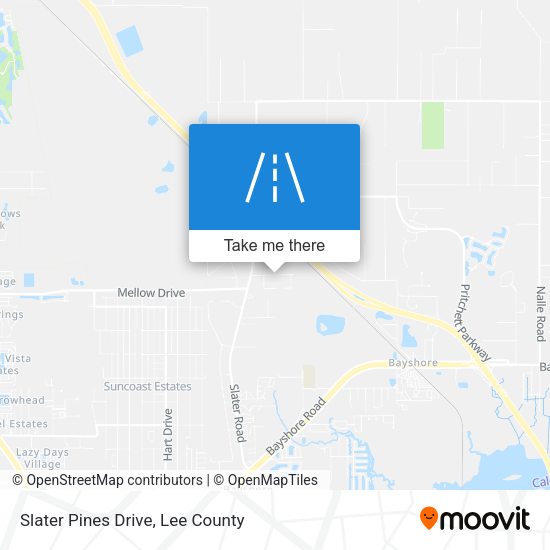 Slater Pines Drive map