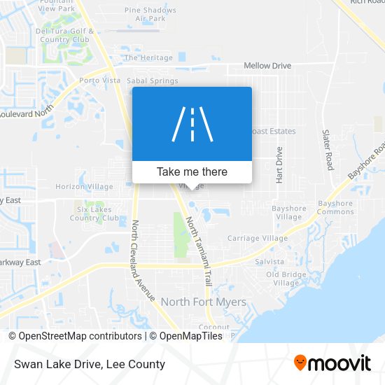 Swan Lake Drive map